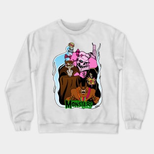 Famous Monsters of Breakfast Crewneck Sweatshirt